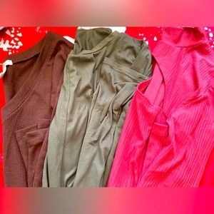 Size Medium Crop top long sleeve shirt